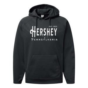 Pennsylvania Souvenir Visit Hershey Performance Fleece Hoodie