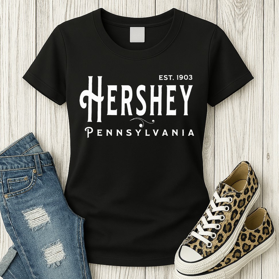 Pennsylvania Souvenir Visit Hershey Womens T-Shirt