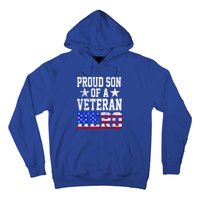 Proud Son Veteran Hero American Flag America Patriotic Gift Hoodie