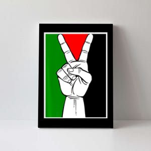 Palestine Support Victory Symbol Free Palestine Palestinian Canvas