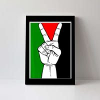 Palestine Support Victory Symbol Free Palestine Palestinian Canvas