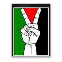 Palestine Support Victory Symbol Free Palestine Palestinian Poster