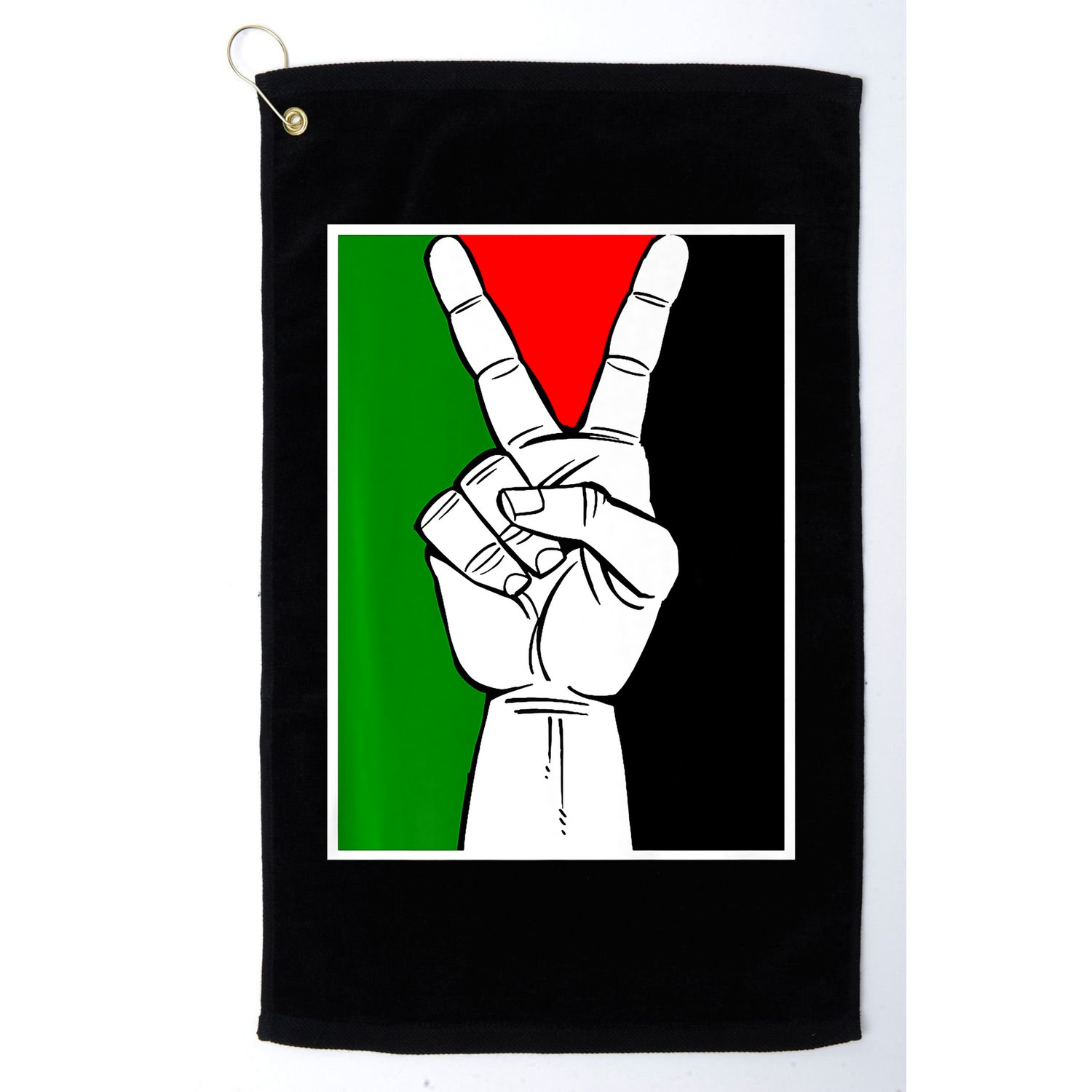 Palestine Support Victory Symbol Free Palestine Palestinian Golf Towel