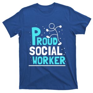 Proud Social Worker Graduation Work Job Cool Gift T-Shirt