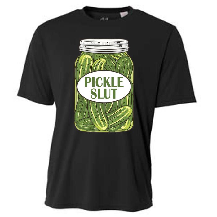 Pickle Slut Who Loves Pickles Apaprel Cooling Performance Crew T-Shirt