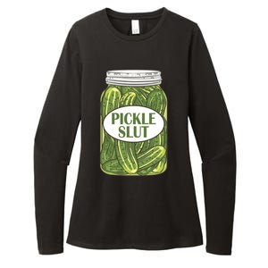 Pickle Slut Who Loves Pickles Apaprel Womens CVC Long Sleeve Shirt