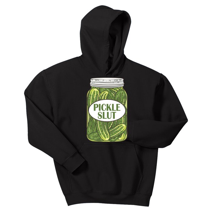 Pickle Slut Who Loves Pickles Apaprel Kids Hoodie