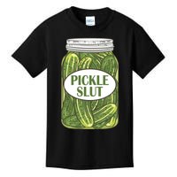 Pickle Slut Who Loves Pickles Apaprel Kids T-Shirt