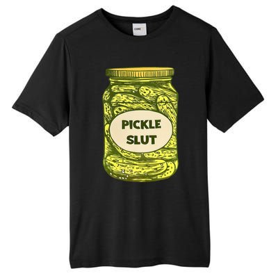 Pickle Slut Who Loves Pickles Quotes Saying Pickles Lover Tall Fusion ChromaSoft Performance T-Shirt