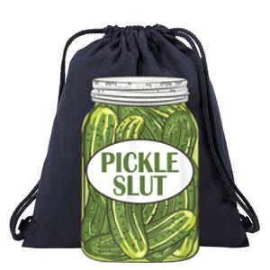 Pickle Slut Who Loves Pickles Drawstring Bag