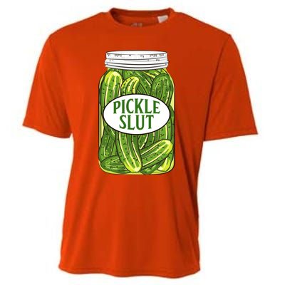 Pickle Slut Who Loves Pickles Apaprel Cooling Performance Crew T-Shirt