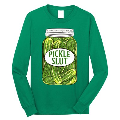 Pickle Slut Who Loves Pickles Apaprel Long Sleeve Shirt