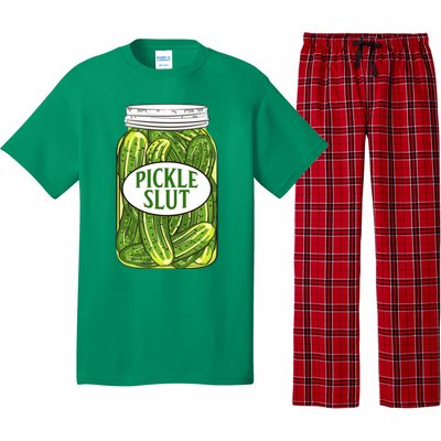 Pickle Slut Who Loves Pickles Apaprel Pajama Set