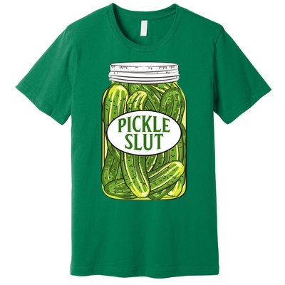 Pickle Slut Who Loves Pickles Apaprel Premium T-Shirt