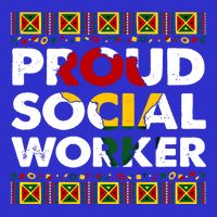 Proud Social Worker Black History Month Africa Melanin Pride Meaningful Gift Kids T-Shirt