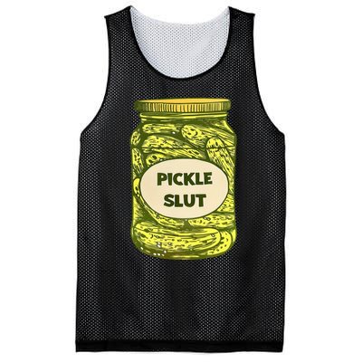 Pickle Slut Who Loves Pickles Quotes Saying Pickles Lover Mesh Reversible Basketball Jersey Tank