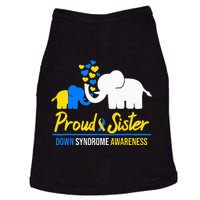 Proud Sister World Down Syndrome Awareness Day Elephant T21 Doggie Tank