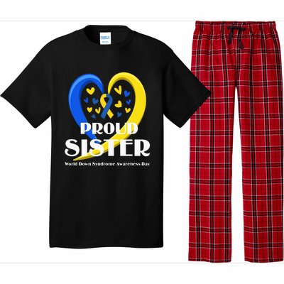 Proud Sister World Down Syndrome Awareness Day Gifts Pajama Set