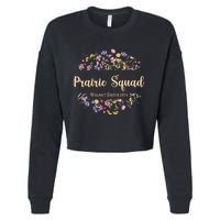 Prairie Squad Walnut Grove Minnesota Mn Usa Wildflowers Cropped Pullover Crew