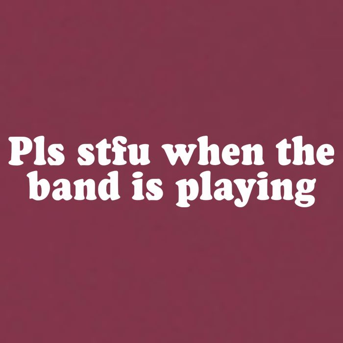 Pls Stfu When T.H.E. B.A.N.D. Is Playing 16oz Travel Tumbler