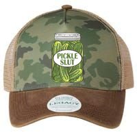Pickle Slut Who Loves Pickles Apaprel Legacy Tie Dye Trucker Hat