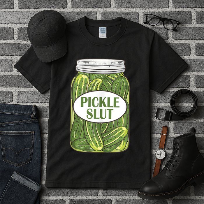 Pickle Slut Who Loves Pickles Apaprel Tall T-Shirt