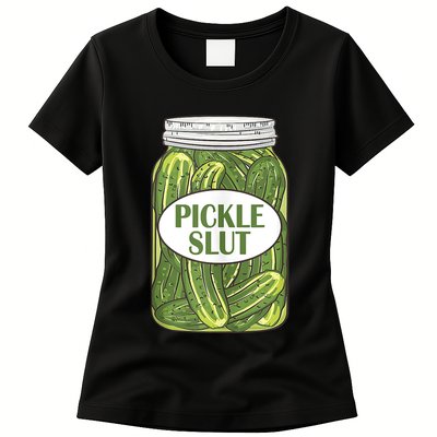 Pickle Slut Who Loves Pickles Apaprel Womens T-Shirt