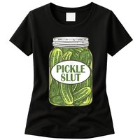 Pickle Slut Who Loves Pickles Apaprel Womens T-Shirt