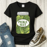 Pickle Slut Who Loves Pickles Apaprel Womens T-Shirt