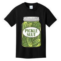Pickle Slut Who Loves Pickles Apaprel Kids T-Shirt