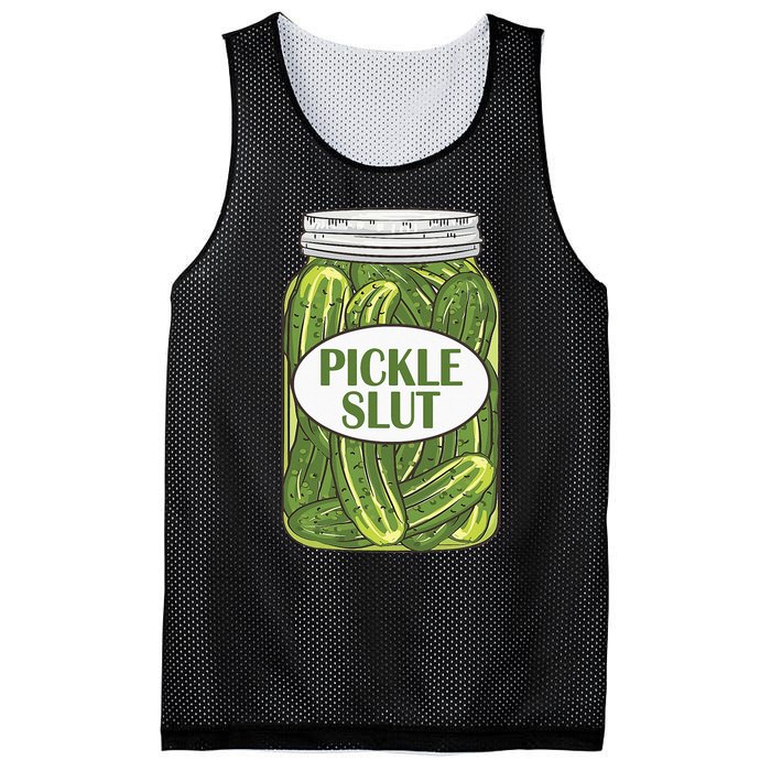 Pickle Slut Who Loves Pickles Apaprel Mesh Reversible Basketball Jersey Tank