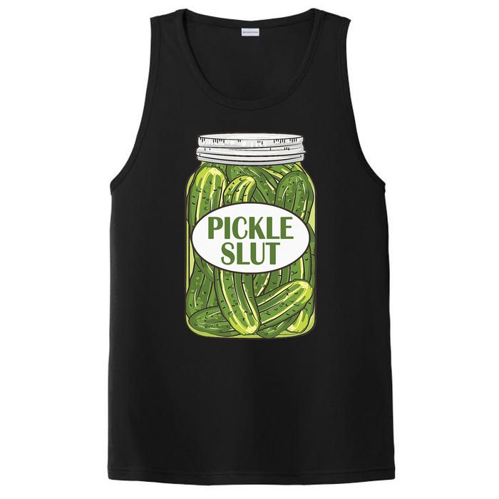 Pickle Slut Who Loves Pickles Apaprel PosiCharge Competitor Tank