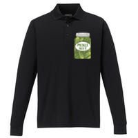 Pickle Slut Who Loves Pickles Apaprel P.ullover Performance Long Sleeve Polo