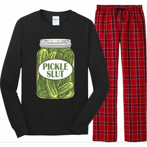 Pickle Slut Who Loves Pickles Apaprel P.ullover Long Sleeve Pajama Set