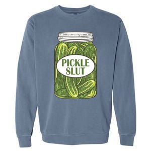 Pickle Slut Who Loves Pickles Apaprel P.ullover Garment-Dyed Sweatshirt