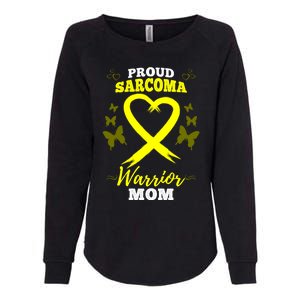 Proud Sarcoma Warrior Mom Sarcoma Awareness Bone Cancer Great Gift Womens California Wash Sweatshirt