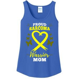 Proud Sarcoma Warrior Mom Sarcoma Awareness Bone Cancer Great Gift Ladies Essential Tank