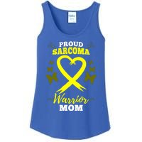 Proud Sarcoma Warrior Mom Sarcoma Awareness Bone Cancer Great Gift Ladies Essential Tank