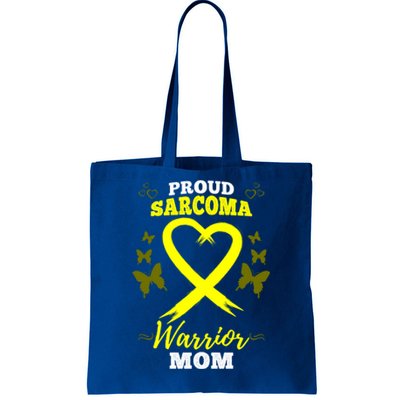 Proud Sarcoma Warrior Mom Sarcoma Awareness Bone Cancer Great Gift Tote Bag