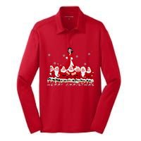 Princess Snow White And Seven Dwarfs Merry Christmas Princess Snow Silk Touch Performance Long Sleeve Polo