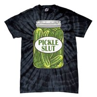 Pickle Slut Who Loves Pickles Apaprel Tie-Dye T-Shirt