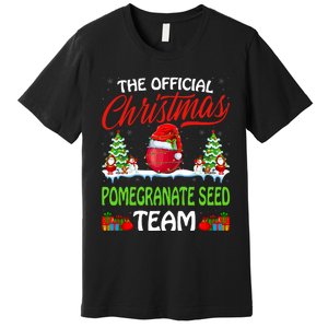 Pomegranate Seed Wearing Santa Hat Xmas Christmas Premium T-Shirt