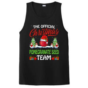 Pomegranate Seed Wearing Santa Hat Xmas Christmas PosiCharge Competitor Tank