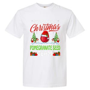 Pomegranate Seed Wearing Santa Hat Xmas Christmas Garment-Dyed Heavyweight T-Shirt