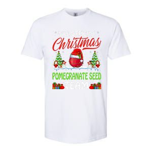 Pomegranate Seed Wearing Santa Hat Xmas Christmas Softstyle CVC T-Shirt