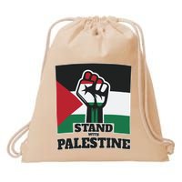 Palestine Stand With Palestine Pray For Palestine Drawstring Bag
