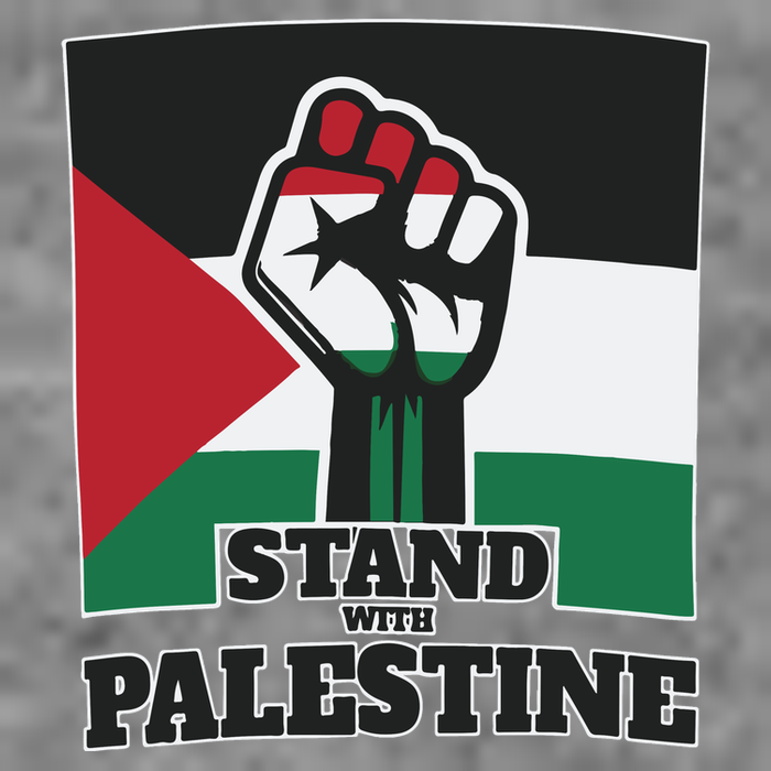 Palestine Stand With Palestine Pray For Palestine 7-Panel Snapback Hat