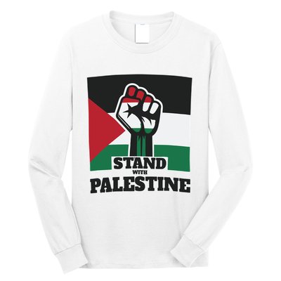 Palestine Stand With Palestine Pray For Palestine Long Sleeve Shirt