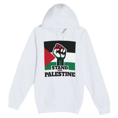 Palestine Stand With Palestine Pray For Palestine Premium Pullover Hoodie