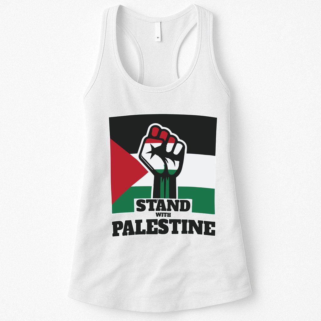 Palestine Stand With Palestine Pray For Palestine Womens Tank Top